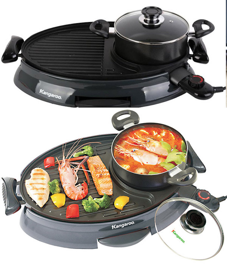 Nồi lẩu nướng BBQ Kangaroo KG96 2.5L