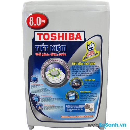 Máy giặt lồng đứng Toshiba được người tiêu dùng khá chuộng