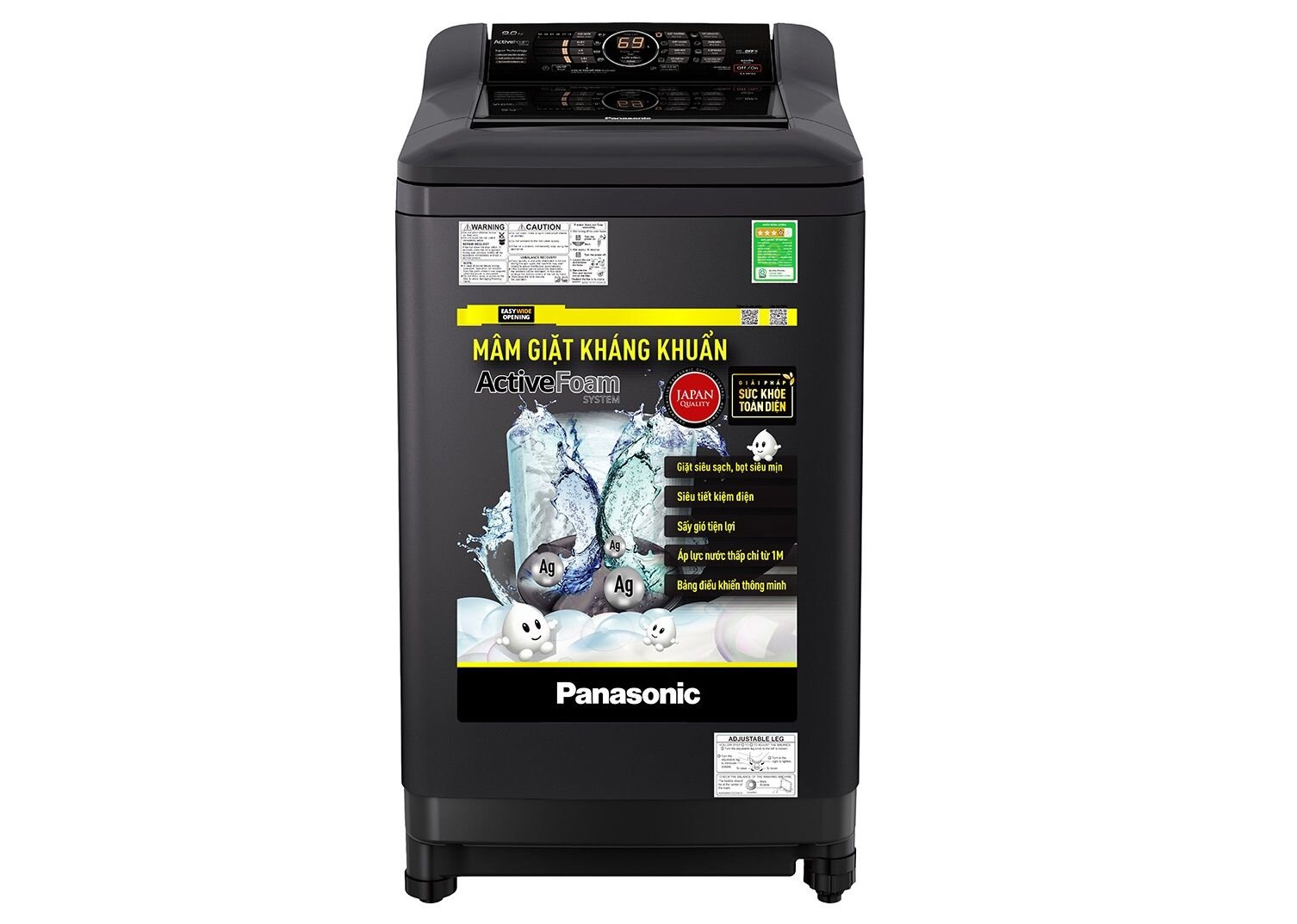 Máy giặt Panasonic 9kg NA-F90X5LRV có chương trình giặt đa dạng