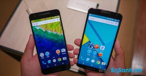 So sánh bộ nhớ của Nexus 6P và Nexus 6