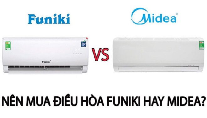 So sánh điều hòa Funiki và Midea