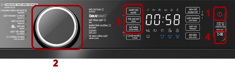 cách sử dụng máy giặt toshiba