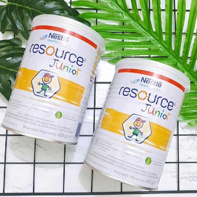 Review sữa béo Đức Resource Junior 400g chi tiết