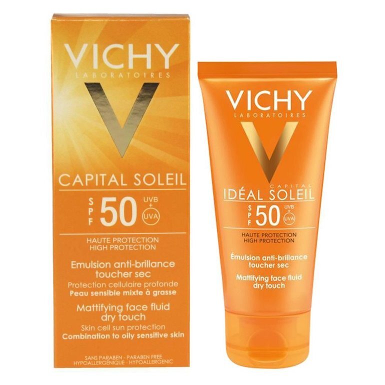 Kem chống nắng Vichy Capital Idéal Soleil Mattifying Dry Touch Face Fluid