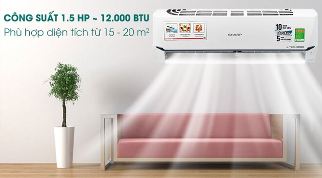 Đánh giá điều hòa Inverter 12000 BTU Sharp AH-X12XEW: Giá rẻ, chất lượng có tốt?