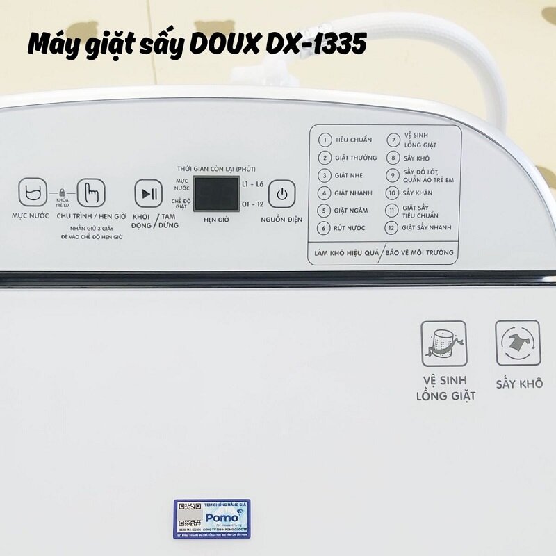 máy giặt mini Doux DX-1335 có sấy