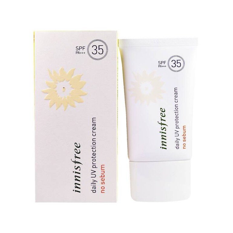 Kem chống nắng Innisfree cho da dầu Daily UV protection Cream No Sebum SPT35 PA+++