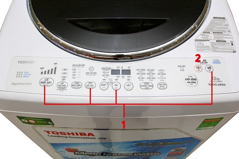 Hướng dẫn cách reset để xóa lỗi trên máy giặt Toshiba cửa trên, cửa ngang và nội địa Nhật
