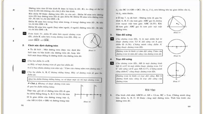Sách giáo khoa toán 9 có phương pháp học kết hợp