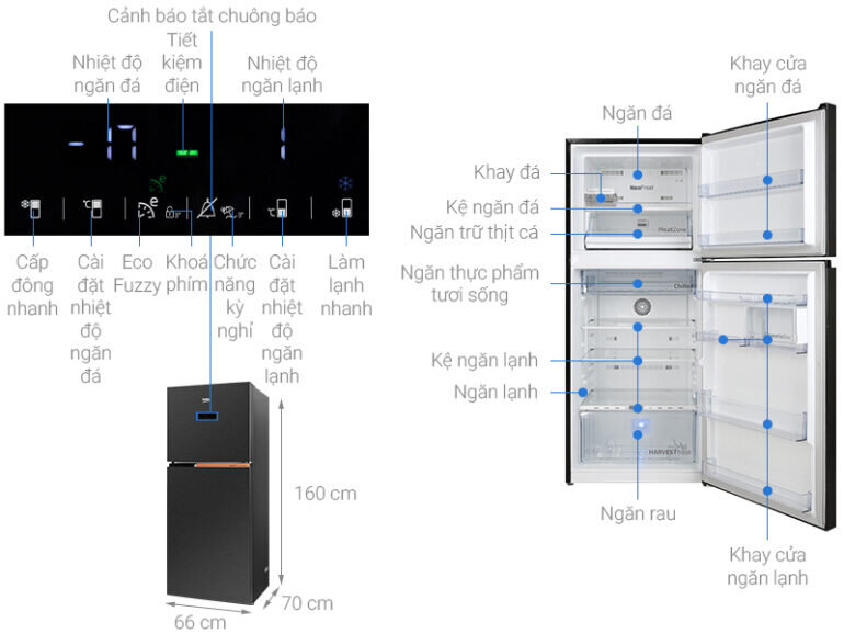 Đánh giá tủ lạnh Beko RDNT371E50VZK có tốt không?