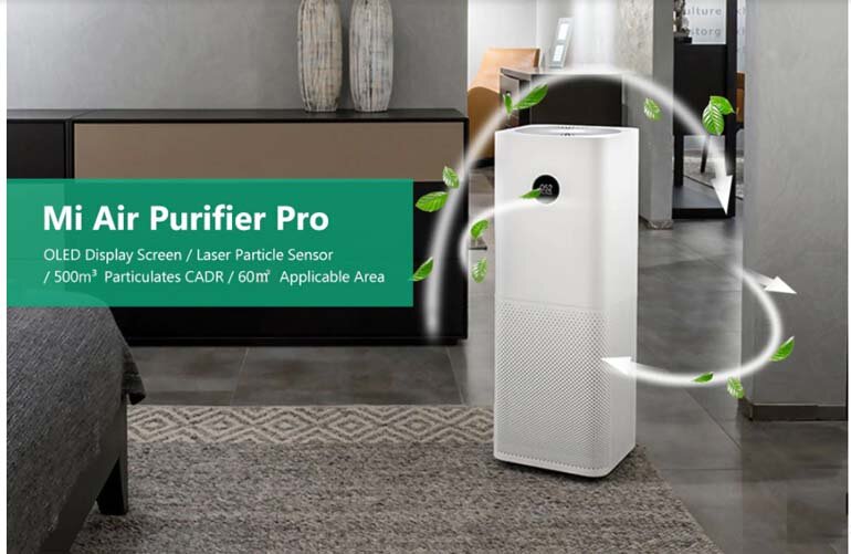 máy lọc không khí xiaomi mi air purifier pro