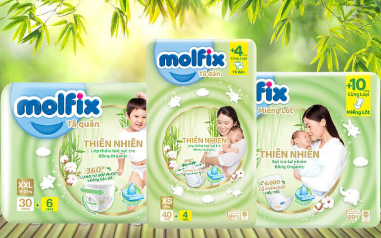 Ưu điểm của bỉm tã Molfix