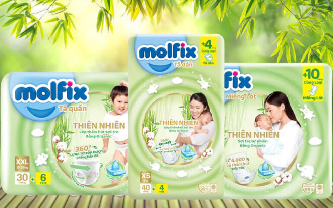 Ưu điểm của bỉm tã Molfix