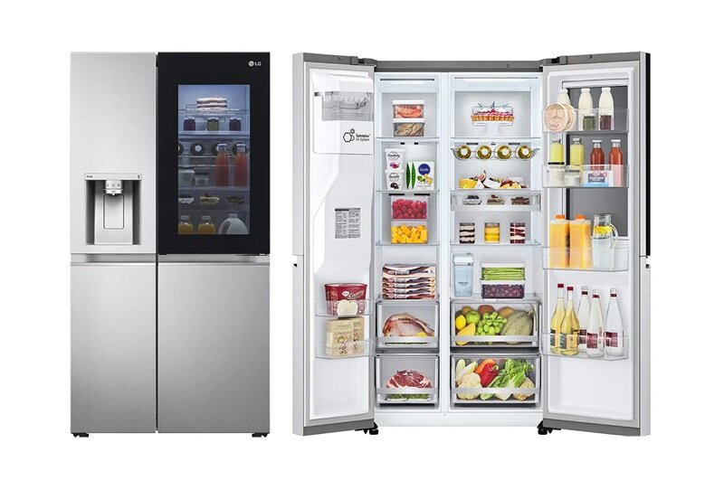 Top 4 tủ lạnh LG InstaView có cửa kính trong suốt, gõ cốc cốc để nhìn rõ bên trong