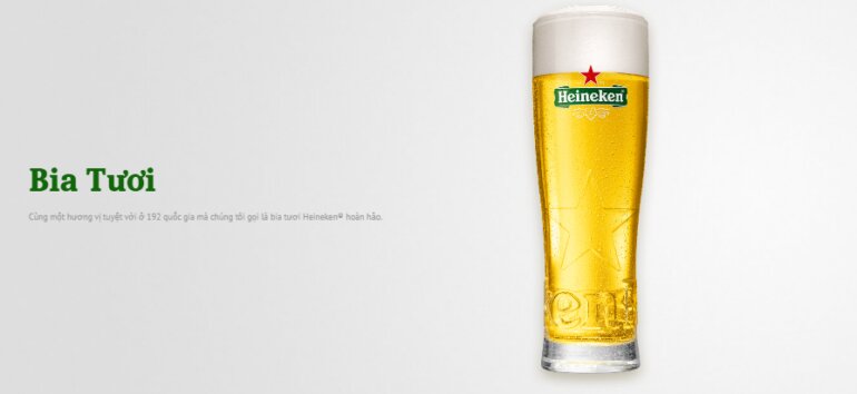 Bia tươi Heineken