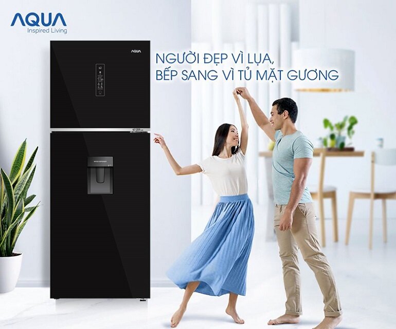Tủ lạnh Aqua - sản phẩm sở hữu thiết kế sang trọng, ấn tượng