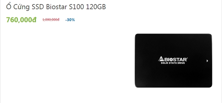 ổ cứng ssd giá rẻ