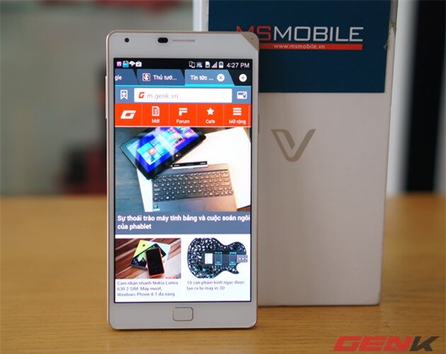 Trên tay Vega Iron 2 đầu tiên tại Việt Nam: Đối thủ xứng tầm của Galaxy S5