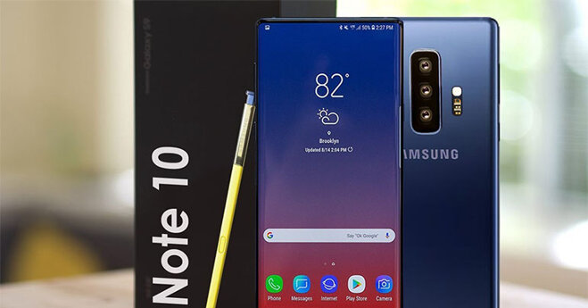 Thiết kế của Galaxy Note 10 rất ấn tượng và phong cách (Nguồn: bachlongmobile.com)