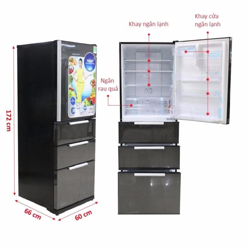 Tủ lạnh Aqua AQR-D360 sở hữu nhiều tính năng hiện đại, bảo quản thực phẩm tươi ngon, lâu hơn