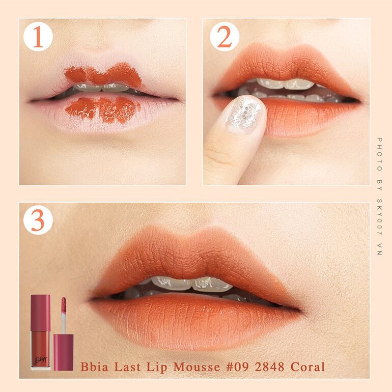 son Bbia Last Lip Mousse – #09 2848 Coral