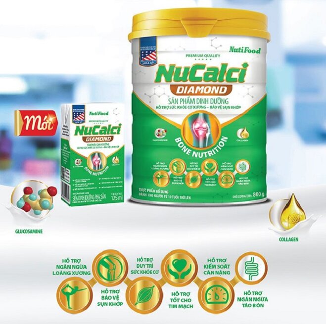 Sữa NutiFood Nucalci Diamond