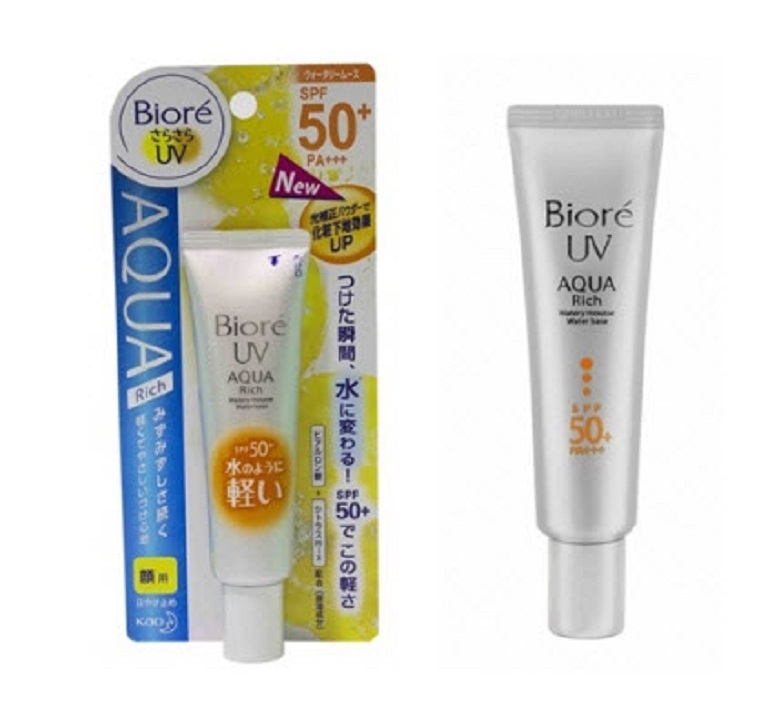 Kem chống nắng Biore UV Aqua rich Watery Mousse Base SPF 50+ PA+++