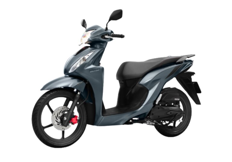 Honda Vision màu Xanh Đen Đỏ