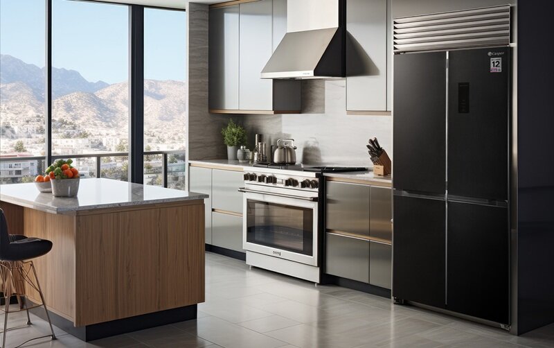 Tủ lạnh Casper 432 lít RM-E432PBS giá chỉ 9 triệu đồng mà dung tích khủng lại có ngăn đông mềm