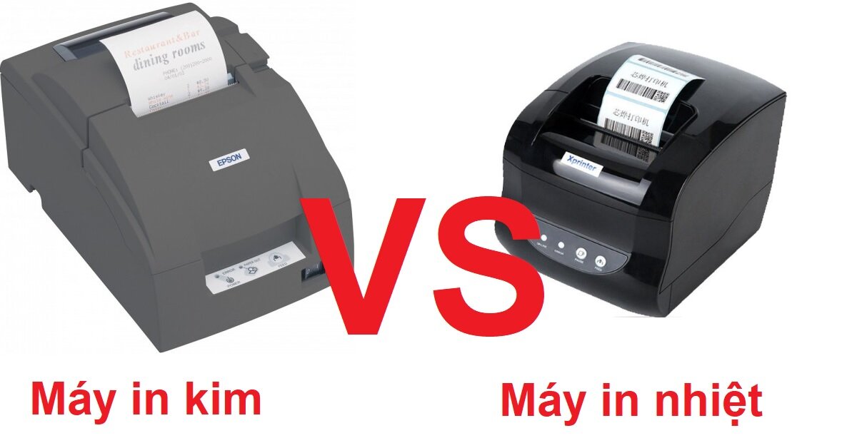 So sánh máy in nhiệt và kim - loại máy in bill nào tốt hơn? Nên mua loại nào sử dụng?