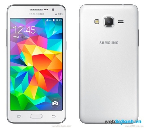 Samsung Galaxy Grand Prime mang thiết kế truyền thống của dòng Galaxy Nguồn Internet