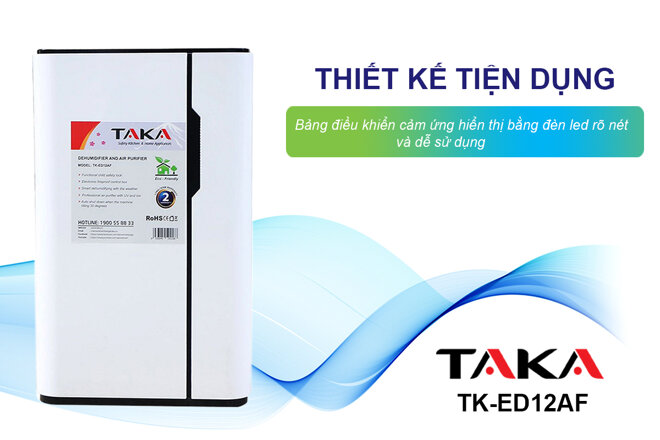 Máy lọc không khí và hút ẩm Taka TK-ED12AF