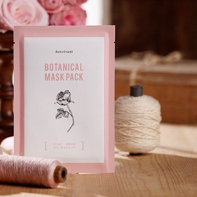 BonVivant Botanical Mask pack in Rose