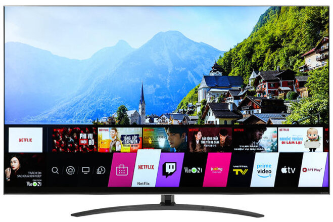 màu sắc hiển thị trên chiếc smart tivi NanoCell LG 4K 55 inch 55NANO86TPA thật sự sắc nét