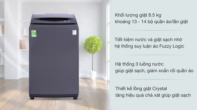 TOP 5 máy giặt Casper 8 - 8.5 kg có chất lượng giặt giũ tốt mà giá rẻ chỉ từ 2,5 triệu đồng