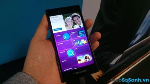 Màn hình của BlackBerry Leap