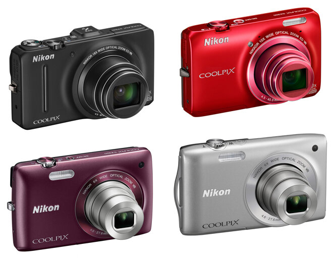 Máy ảnh Nikon Coolpix S3300 nhiều màu sắc