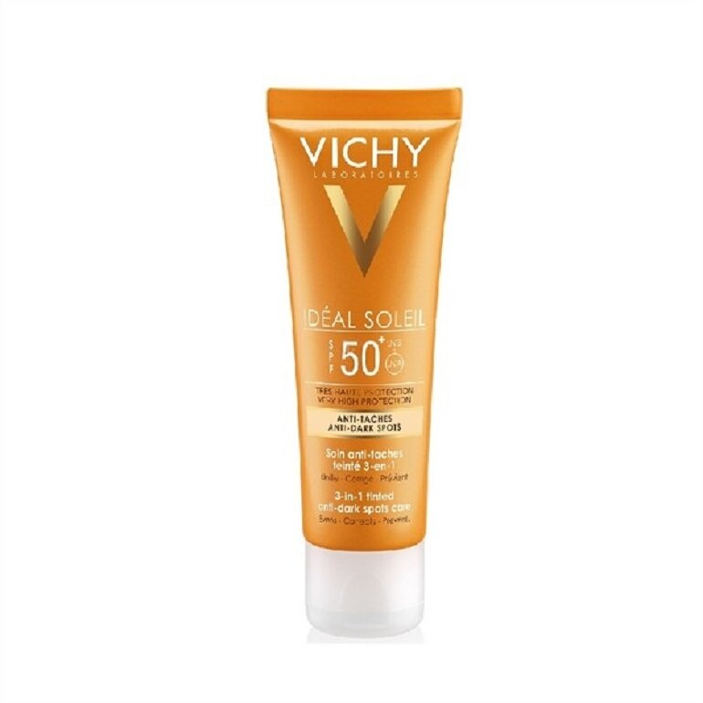 Kem chống nắng Vichy Ideal Soleil 3 in 1 Tinted Anti-Dark Spots Care SPF 50+