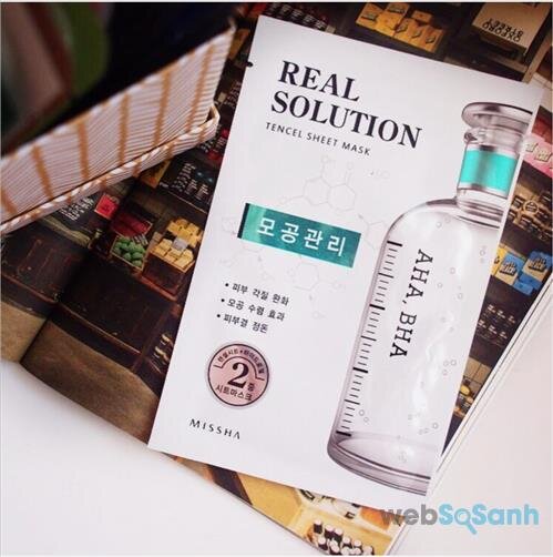 Mặt nạ Missha Real Solution Tencel Sheet Mask