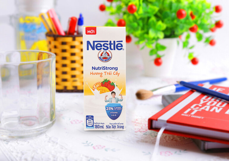 Sữa tiệt trùng trái cây của Nestlé cung cấp nguồn dinh dưỡng dồi dào