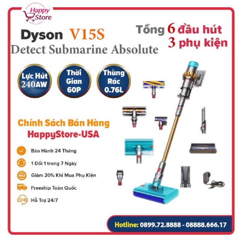  máy hút bụi lau nhà Dyson