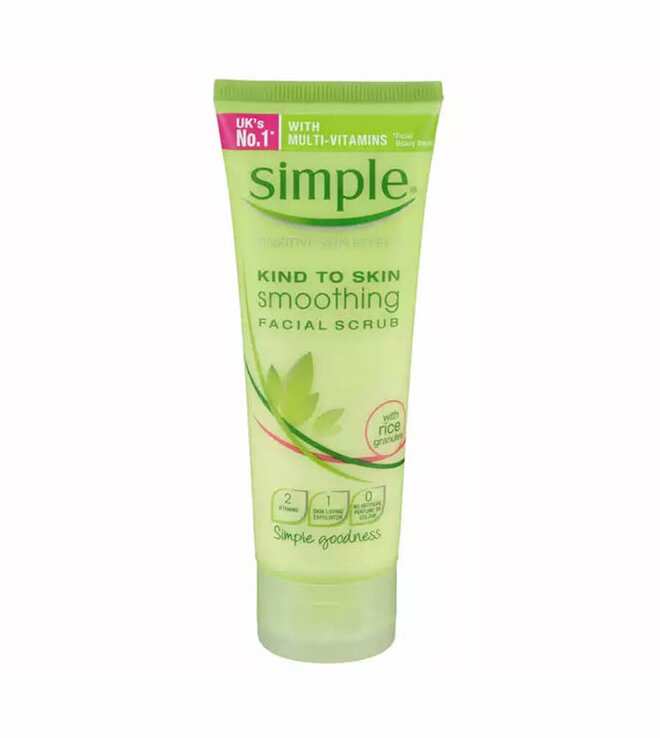 Sữa rửa mặt không bọt Simple Kind To Skin Smoothing Facial Scrub