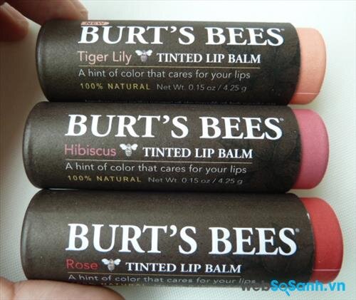 Son dưỡng môi Burt’s Bees Tinted Lip Balm