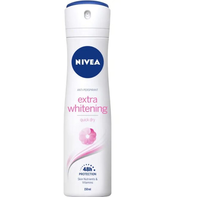 Xịt khử mùi Nivea Extra Whitening