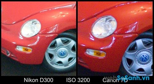 so sánh chất lượng ảnh của Canon và Nikon ở ISO 3200