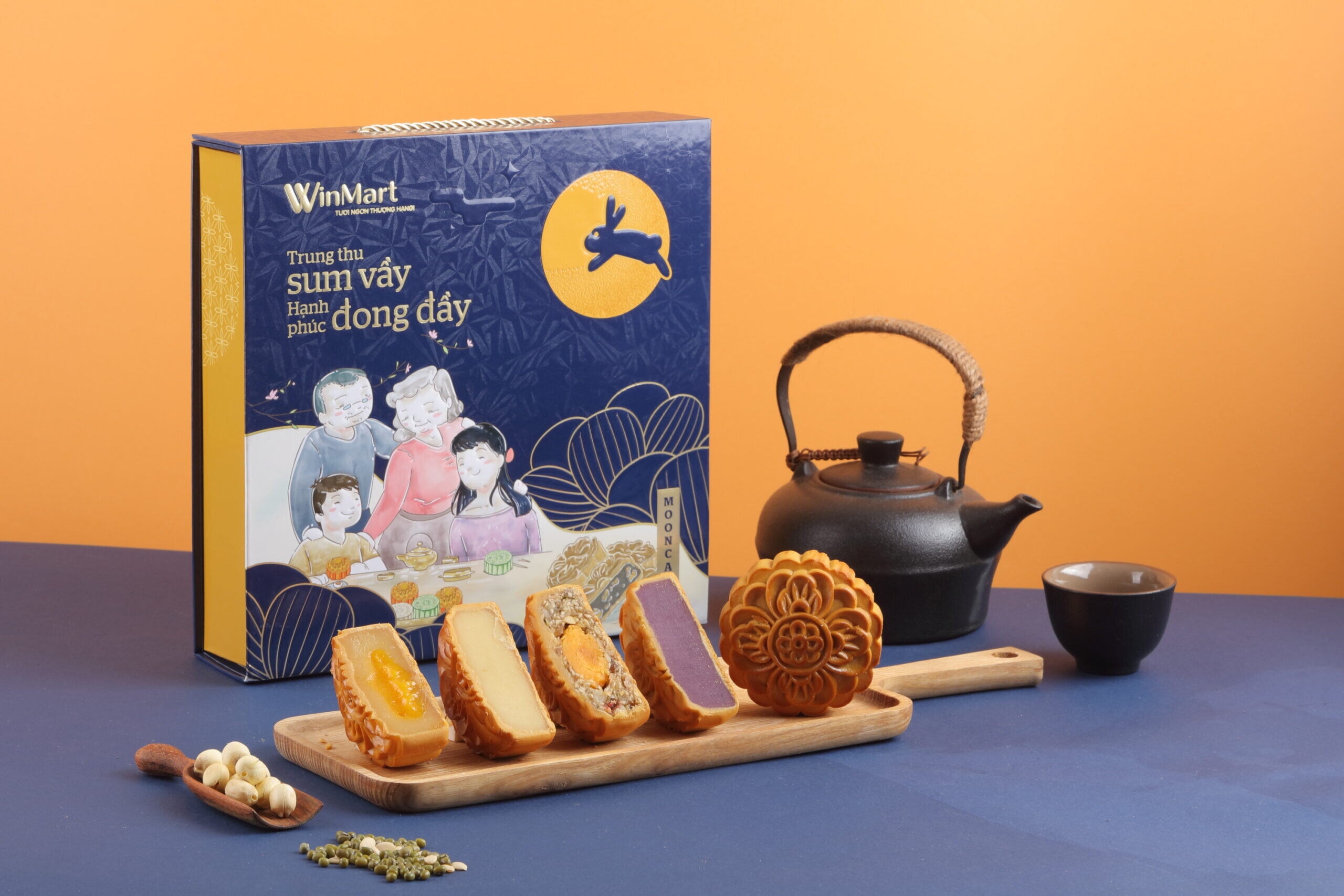 Hương vị bánh trung thu Winmart đa dạng, phù hợp sở thích của nhiều người