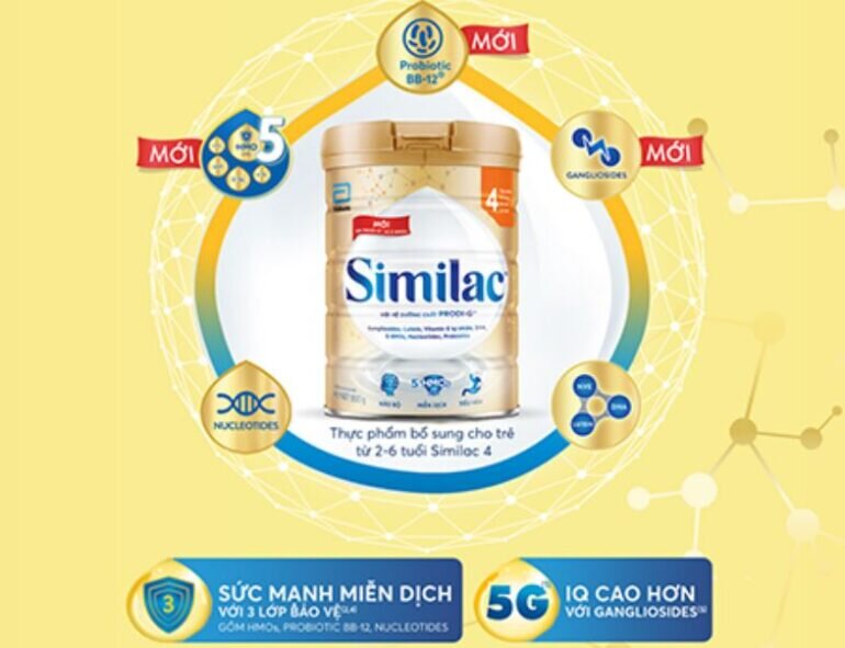 Sữa Similac 5G số 1 giúp bé phát triển não bộ tối ưu với hệ dưỡng chất Prodi-GTM