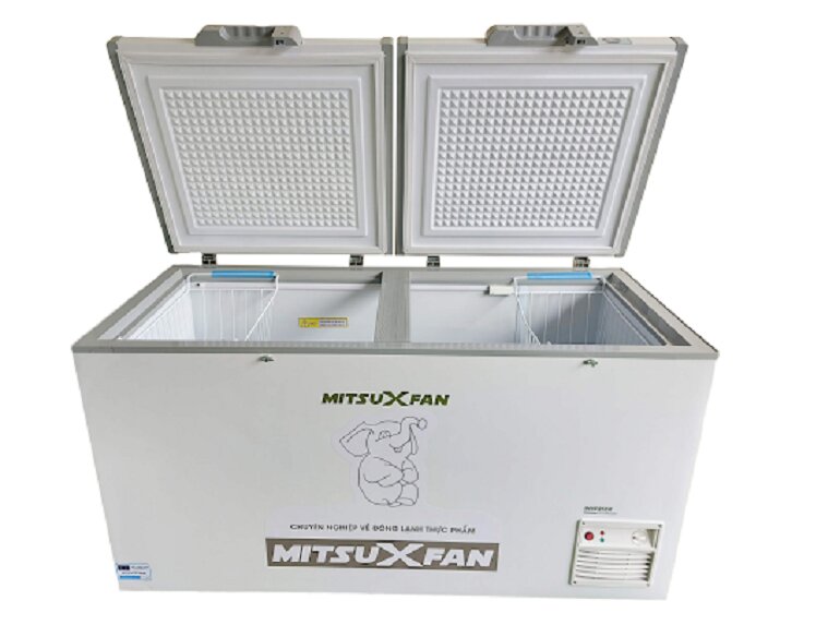 Review tất tần tật về tủ đông MitsuXfan Mf1-818gw2 giá từ 17 triệu vnđ