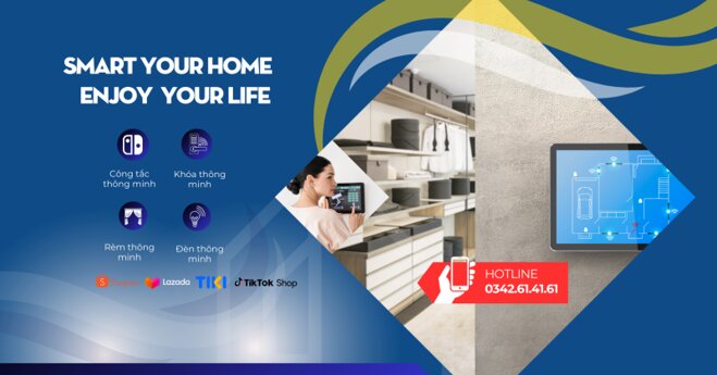 AKIA Smart Home – Biến ngôi nhà bạn thành không gian sống hiện đại, tiện nghi!