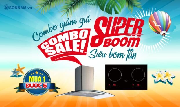 Chương trình combo 3: Combo Sale Super Boom - Combo giảm giá Siêu bom tấn với 4 lựa chọn